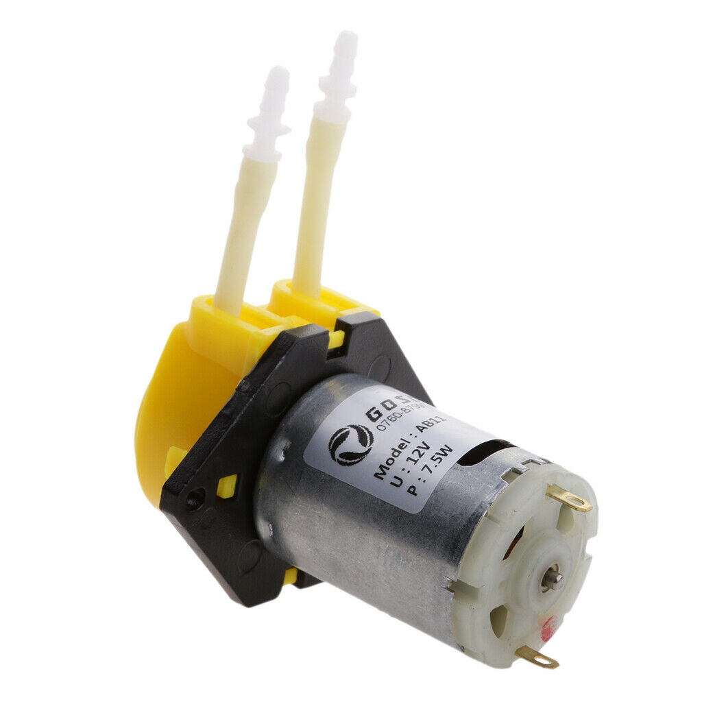 2 Pieces 12V Dosing Pump for Aquarium Fish Tank Lab Supplies Replacment