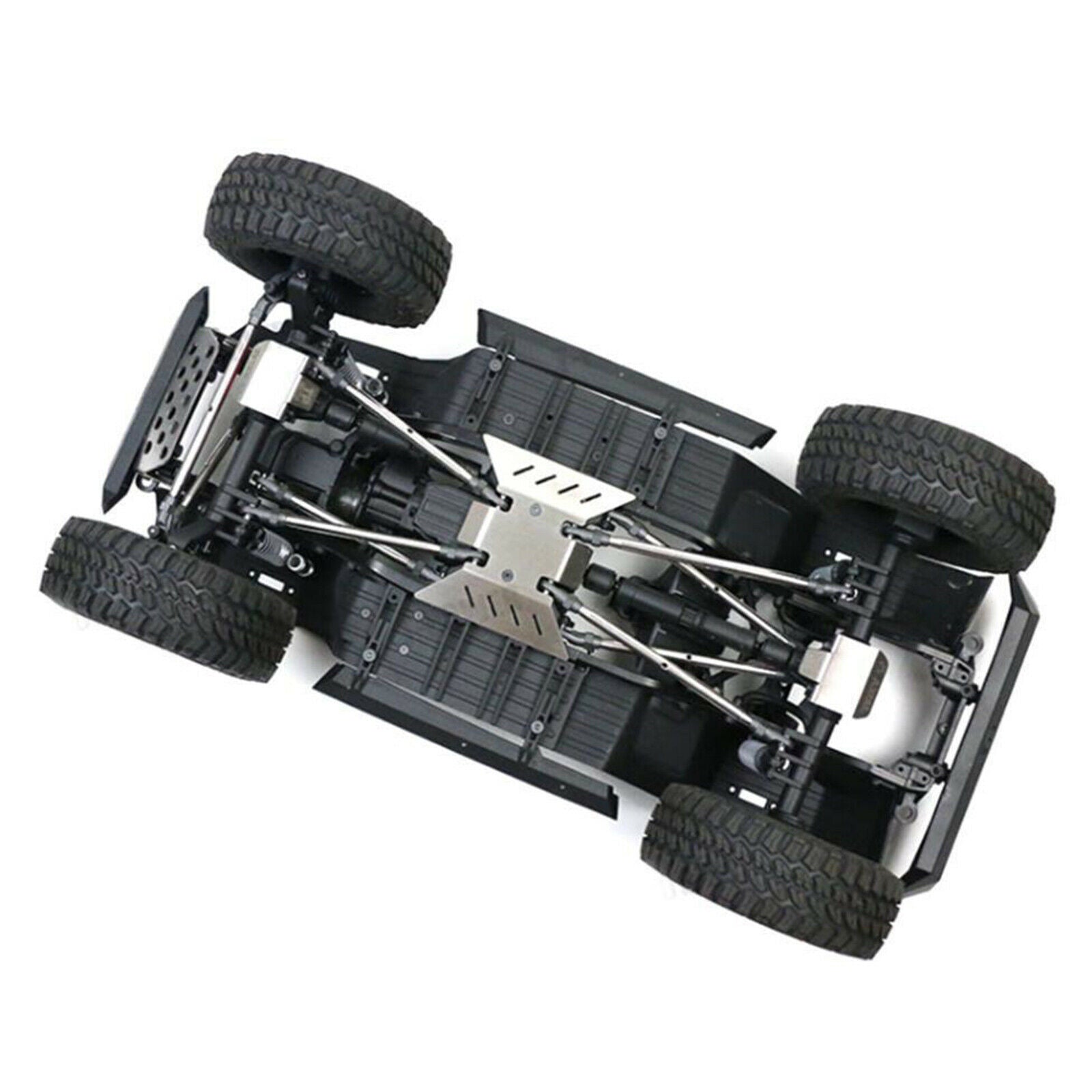 RC Car Metal Chassis Guard Body Protector Axle Guard Sets for Axial SCX10 III