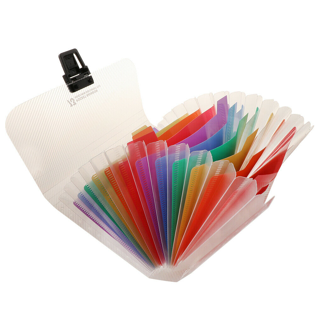 Mini A6 13 Pockets Expanding File Folder Travel Receipts Organizer