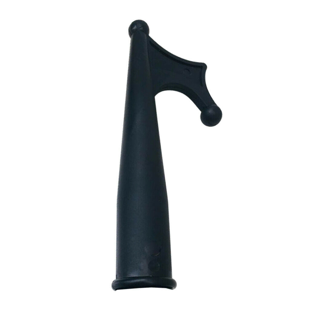 Nylon  Plastic Boat Hook 200mm 7.9 Inch Black For Marine Yacht Fishing Kayak