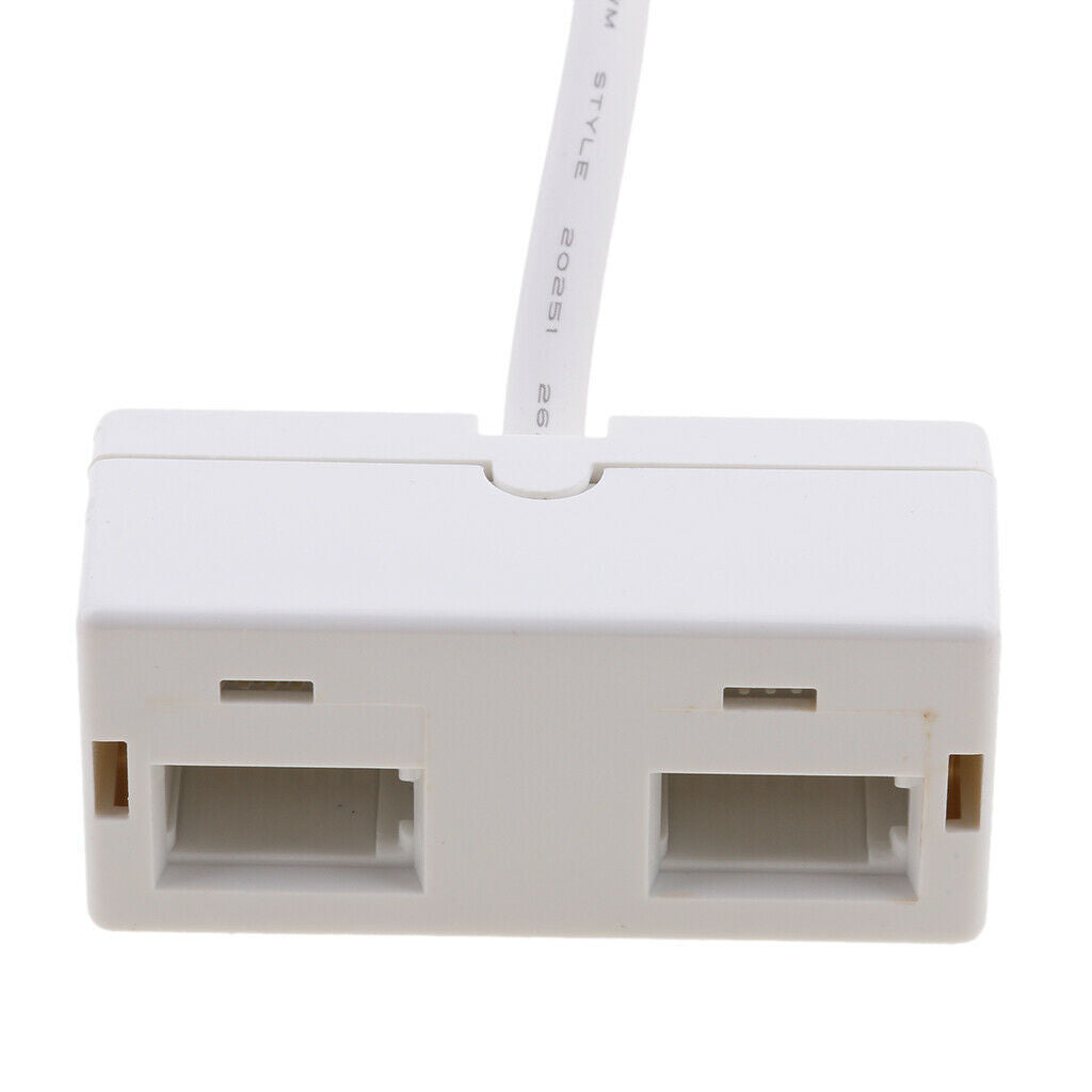 10Pcs BT Telephone Modem Extension Cable Wire Male to Female UK RJ11 Splitter