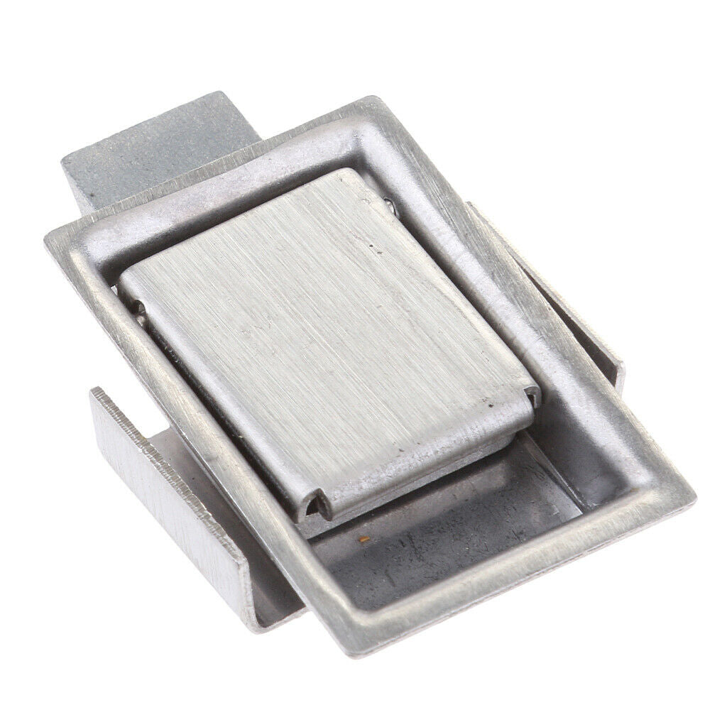 4X Mini Paddle Stainless Steel Flush Lock Recessed Mounted Latch -Tool Box