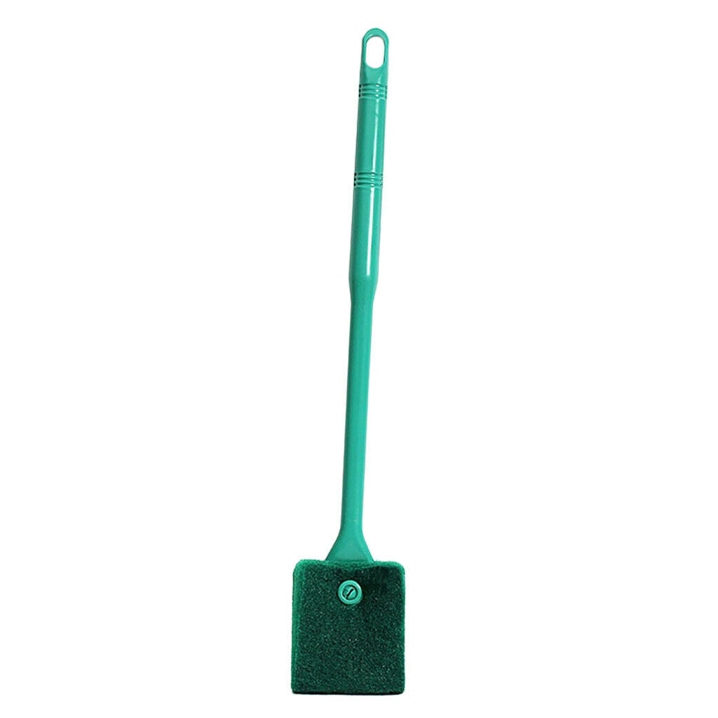 Aquariums Cleaner Glass Cleaner Spatula Algae Scrapper Cleaning Tool 40cm -Green