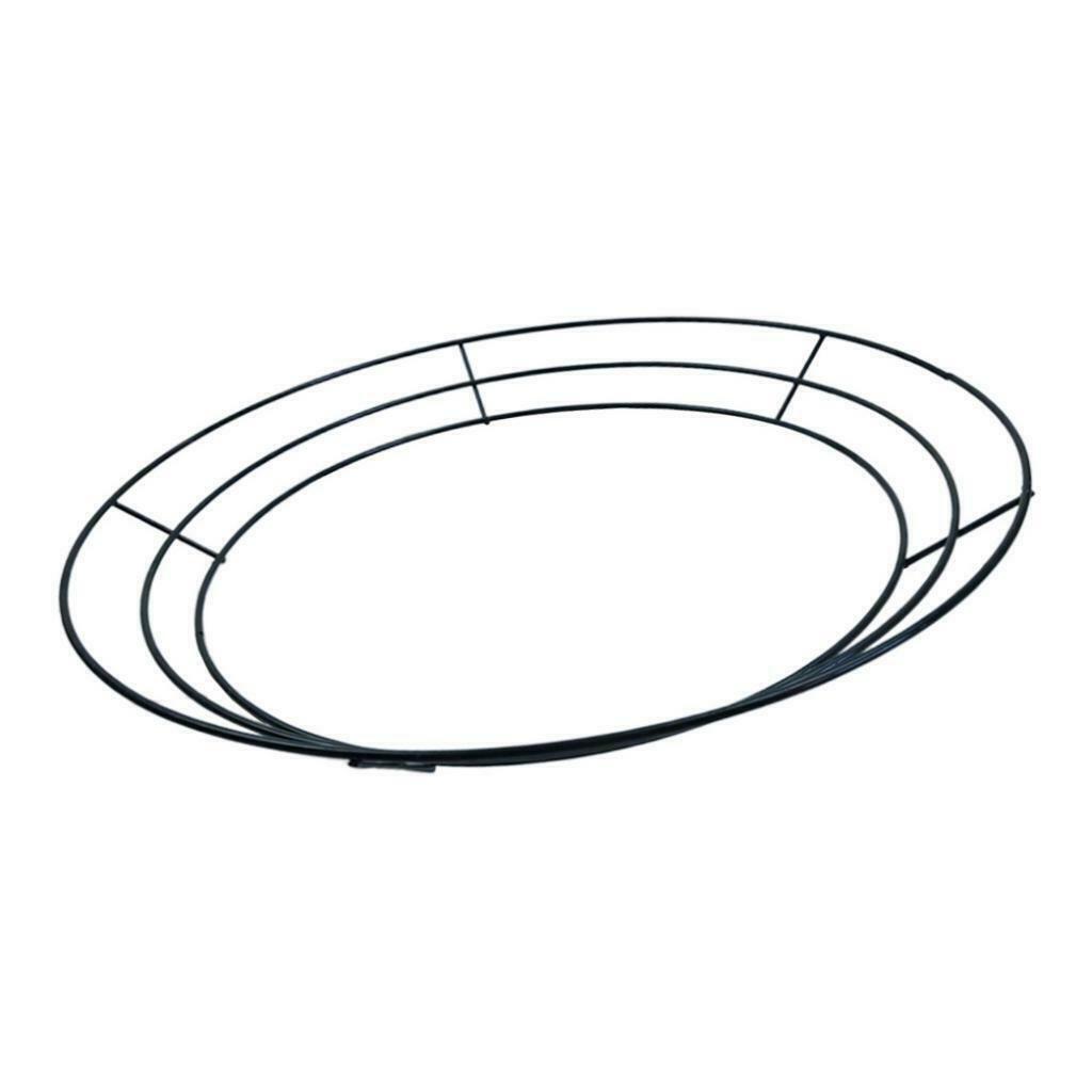4Pcs 14inch Metal Wire Wreath Frame Rings DIY Crafts Wedding Decoration