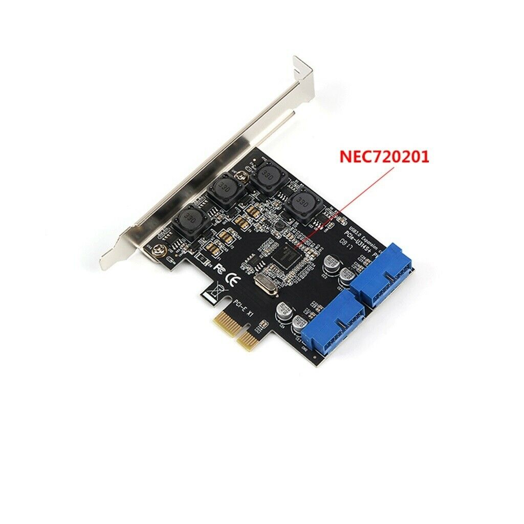 prettyia       to   2port   19   pin   USB3 . 0   Internal   Header   Card