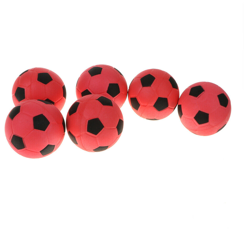 12pcs/pack 6.3cm EVA Foam Sponge Bouncing Football Balls Kids Party Favors