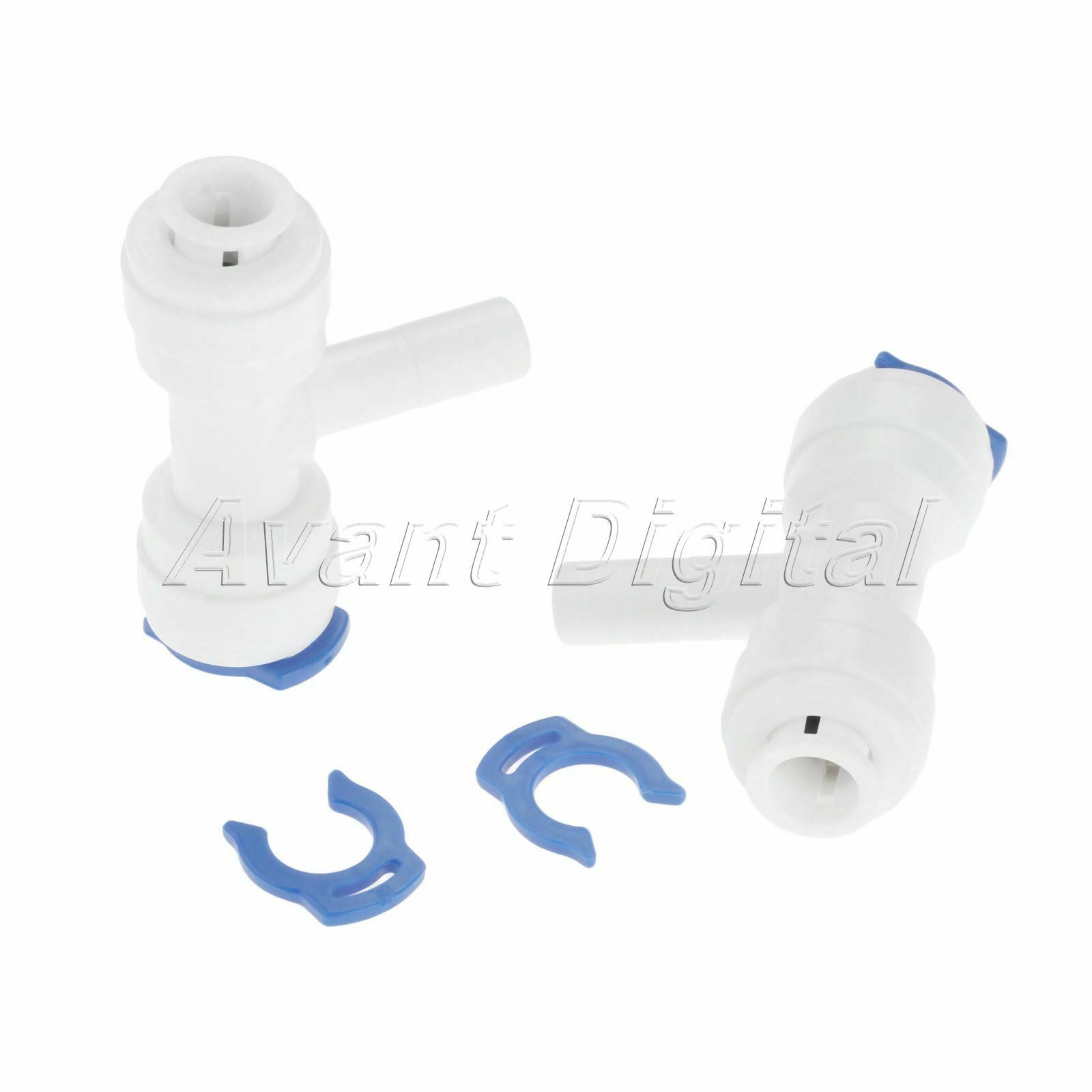 5pcs T Shape Tee Water Filter Connector Reverse Osmosis System Forting 1/4" Hose