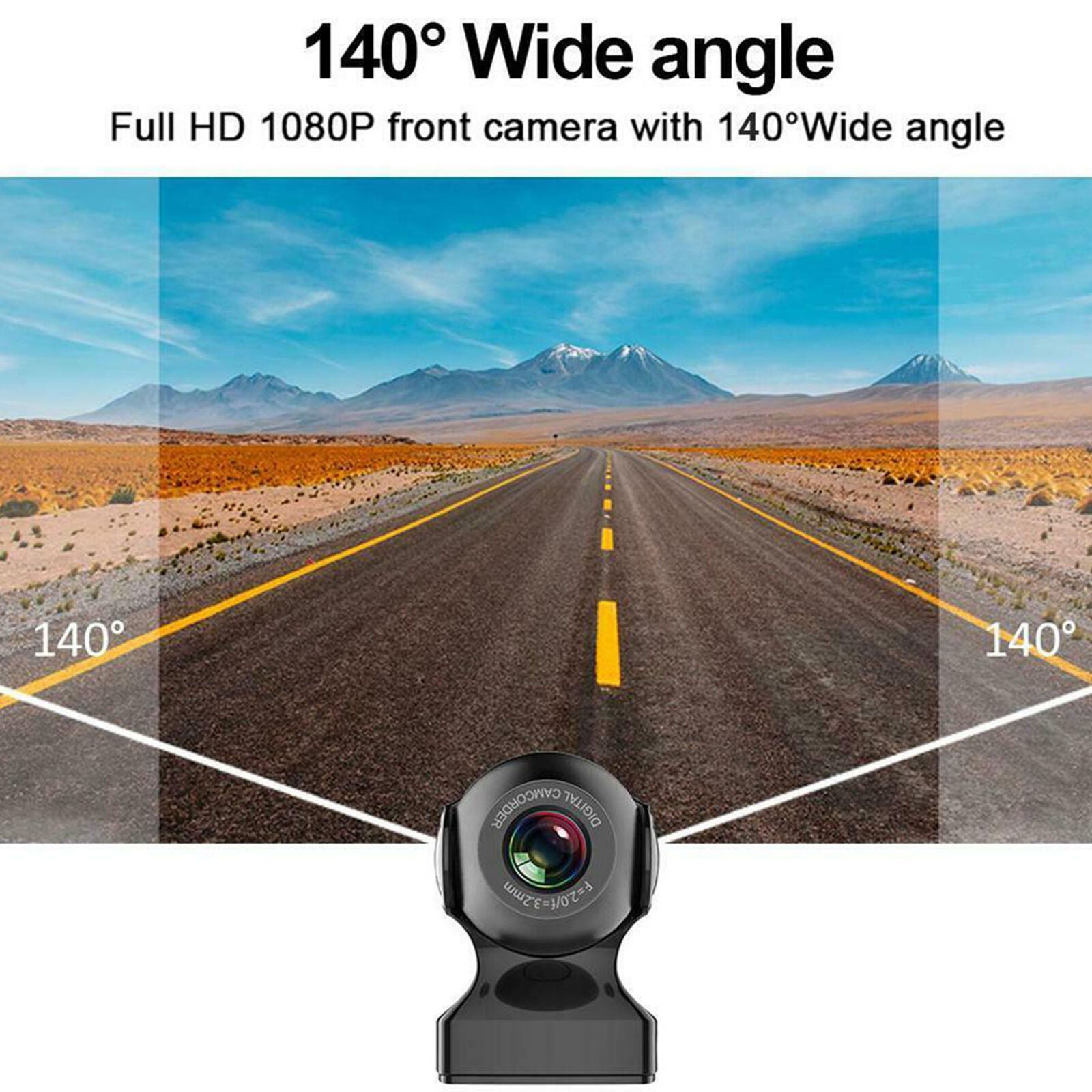 1080P Car WIFI USB DVR Dash Cam Driving Recorder G-Sensor Loop Night Vision