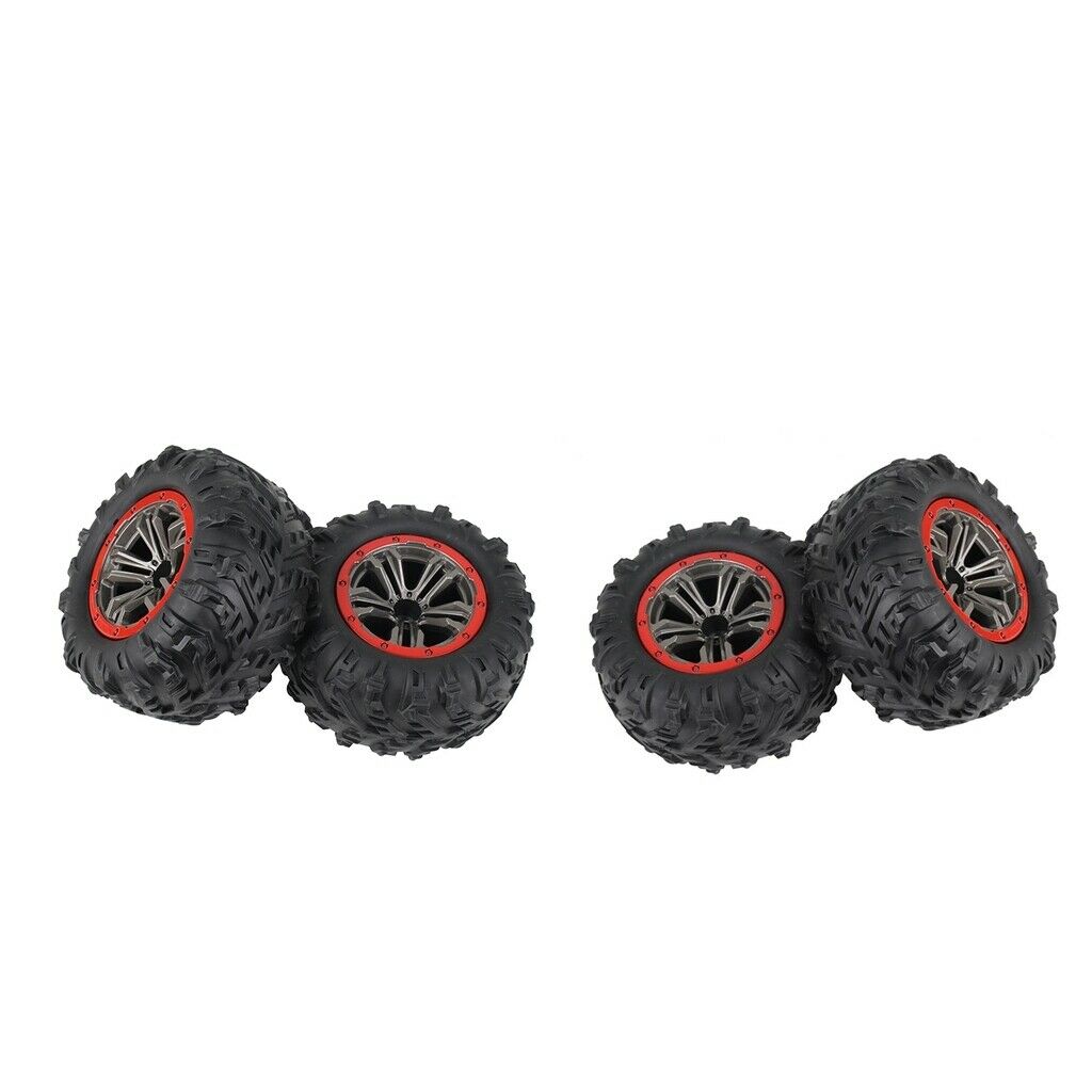 4pcs XINLEHONG 9125 1/10 RC Car Tire 4WD 46km/h RC Racing Car Durable Parts