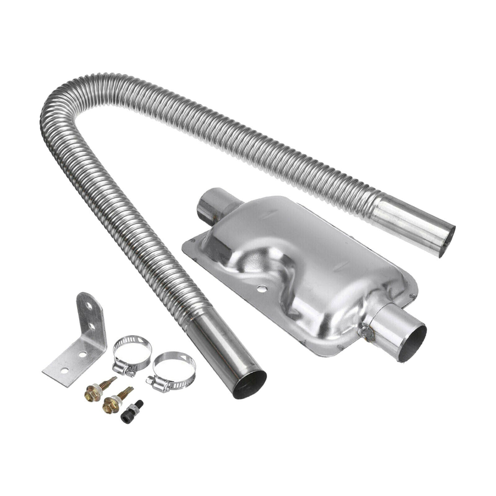 Stainless Steel Car Exhaust Pipe Silencer Muffler Kit Screws for Eberwebasto