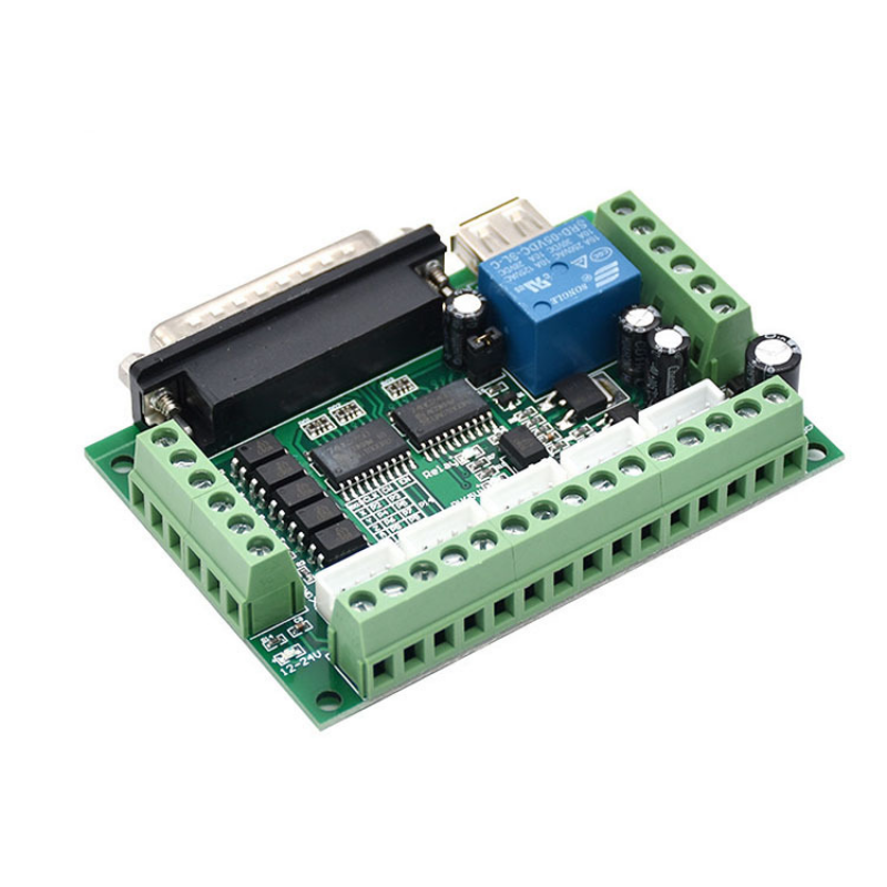 Cnc Interface Adapter Breakout Board for 5-Axis of Stepper Motor Driver Mach3