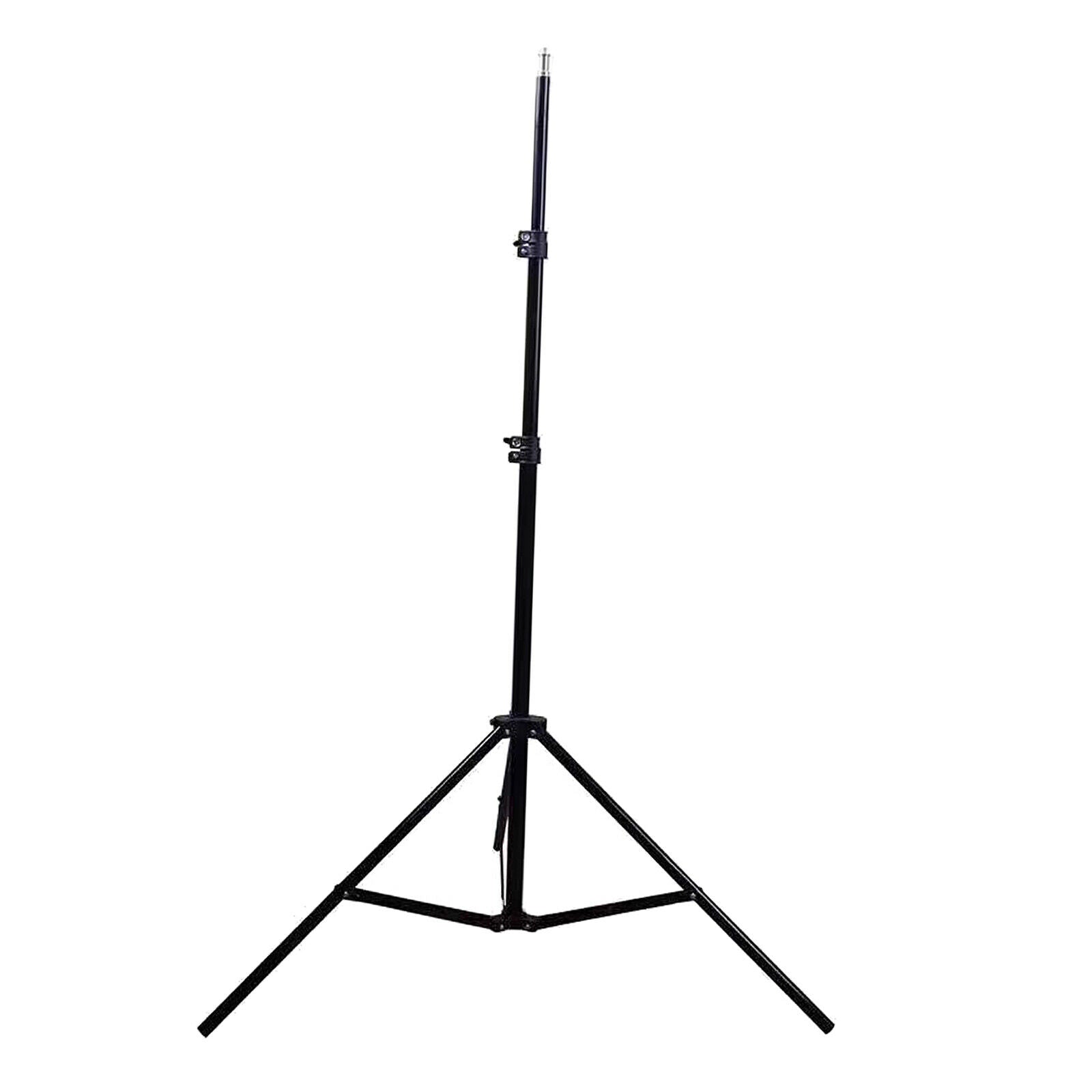 Aluminum Light Photography Tripod Stand Umbrella Support for Photo Lights Black