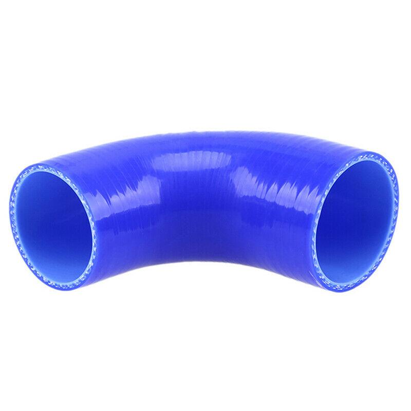 90 Degree Silicone Elbow Pipe Intercooler Hose Coupler 51-57mm Blue