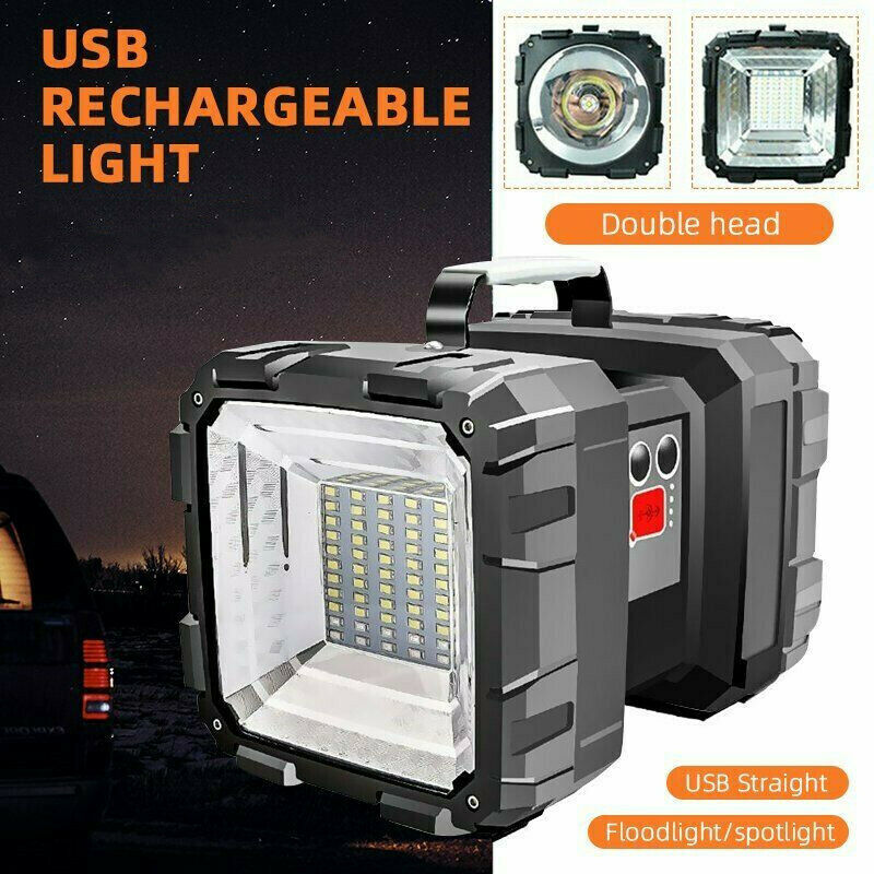 Rechargeable Portable Super Bright LED Searchlight Handheld Spotlight Flashlight