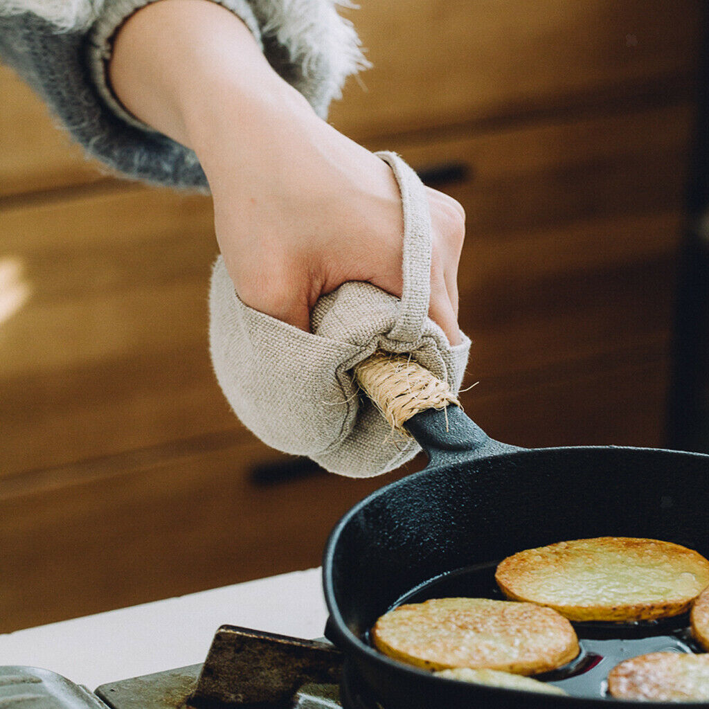 Resistant Oven Gloves Microwave Barbecue Gloves Cotton And Linen Gloves