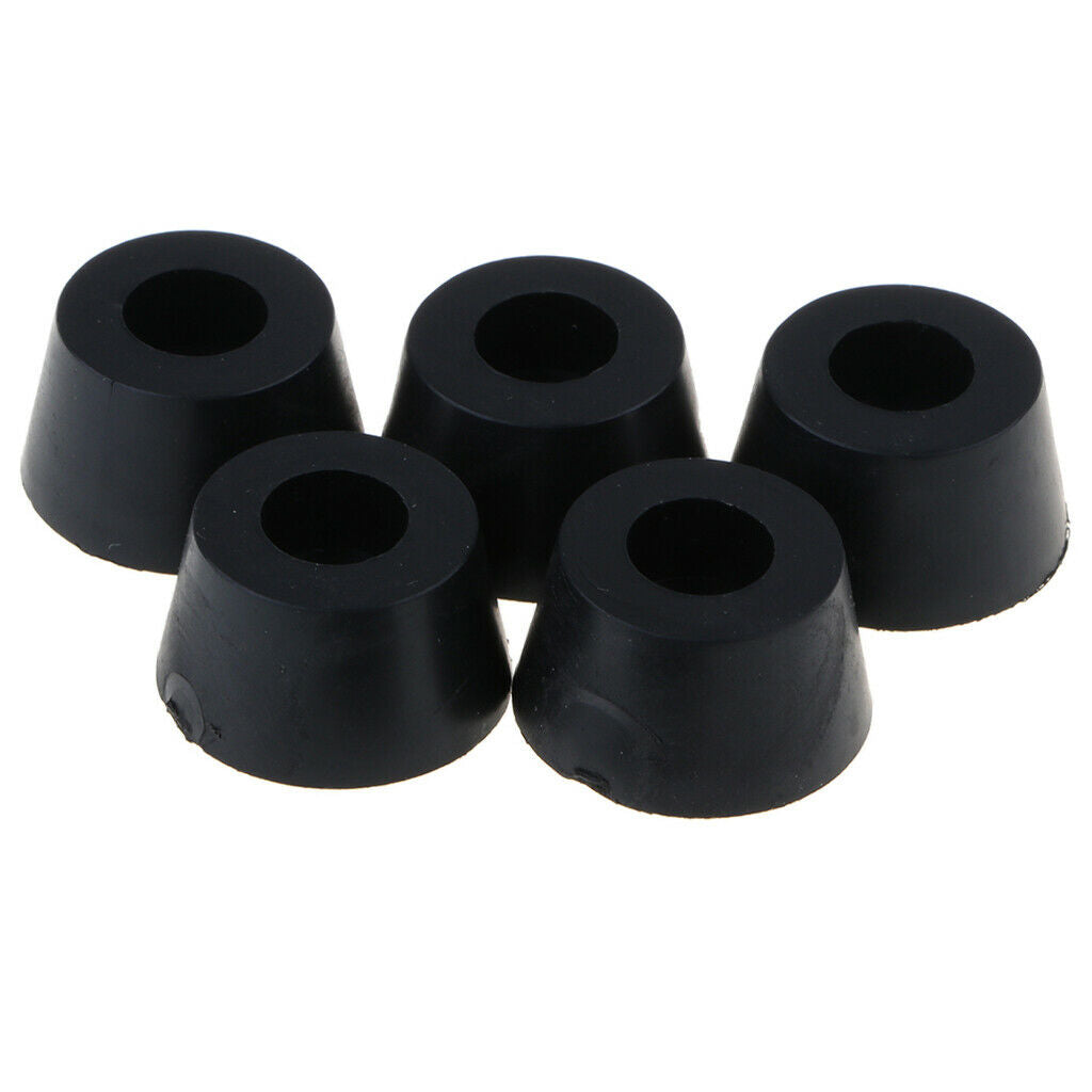 5 Pcs Rubber Feet Bumpers Amplifier Amp Speaker Cabinet Leg Foot Pads 12x21mm
