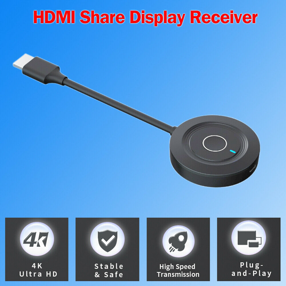 R8 True 4K TV Stick TV Streamer Display HDM WiFi Wireless Dongle Receiver