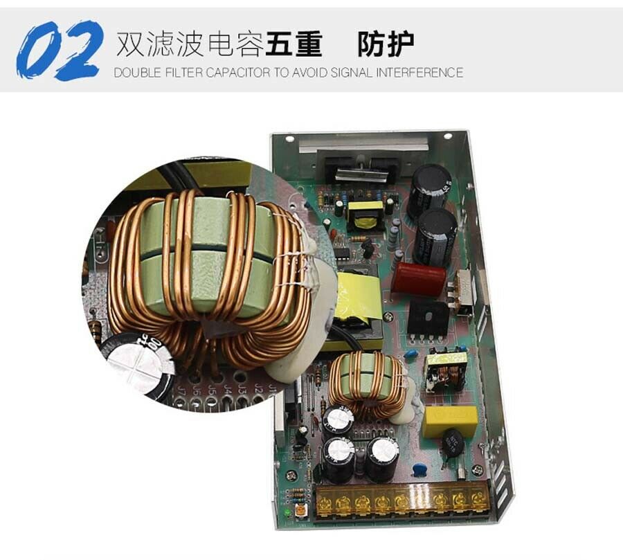 18V 20A 360W Fiberglass Panels Regulated Switching Power Supply PSU DC