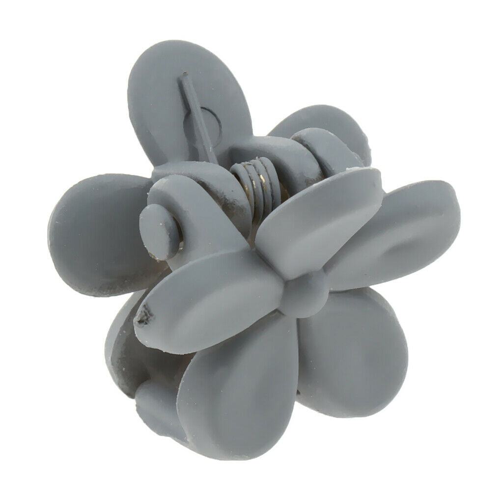 Women Hair Claw Grip Girls Hair Jaw Hair Clips Accessories Grey