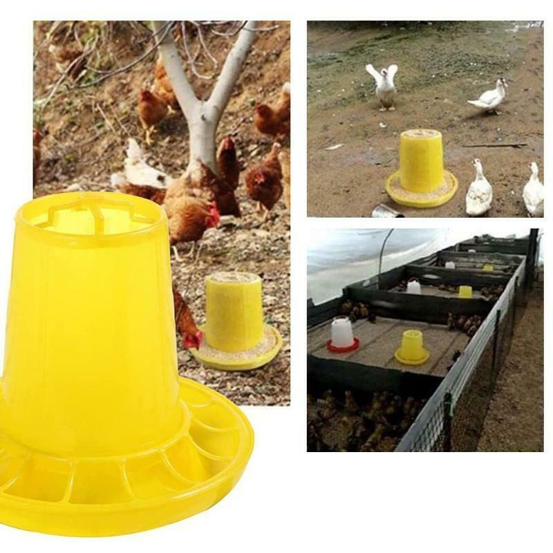 Chicken Feeder Poultry Feeding Equipment Automatic Tool Durable Plastic 4.4Lbs
