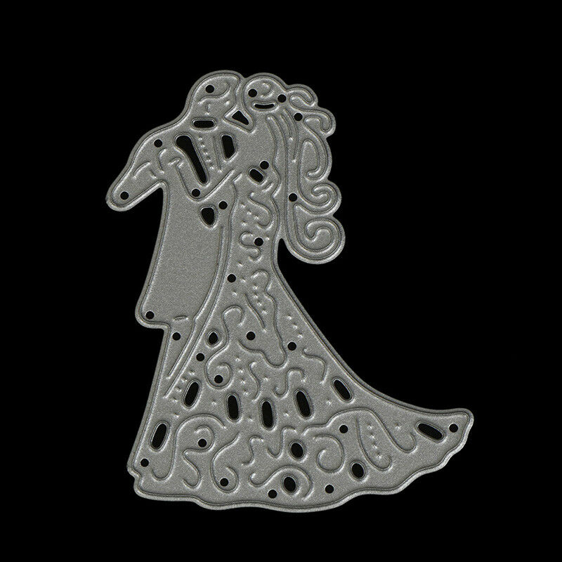 Romantic Dancing Lovers Wedding Cutting Dies For Scrapbooking Card Craft D.l8