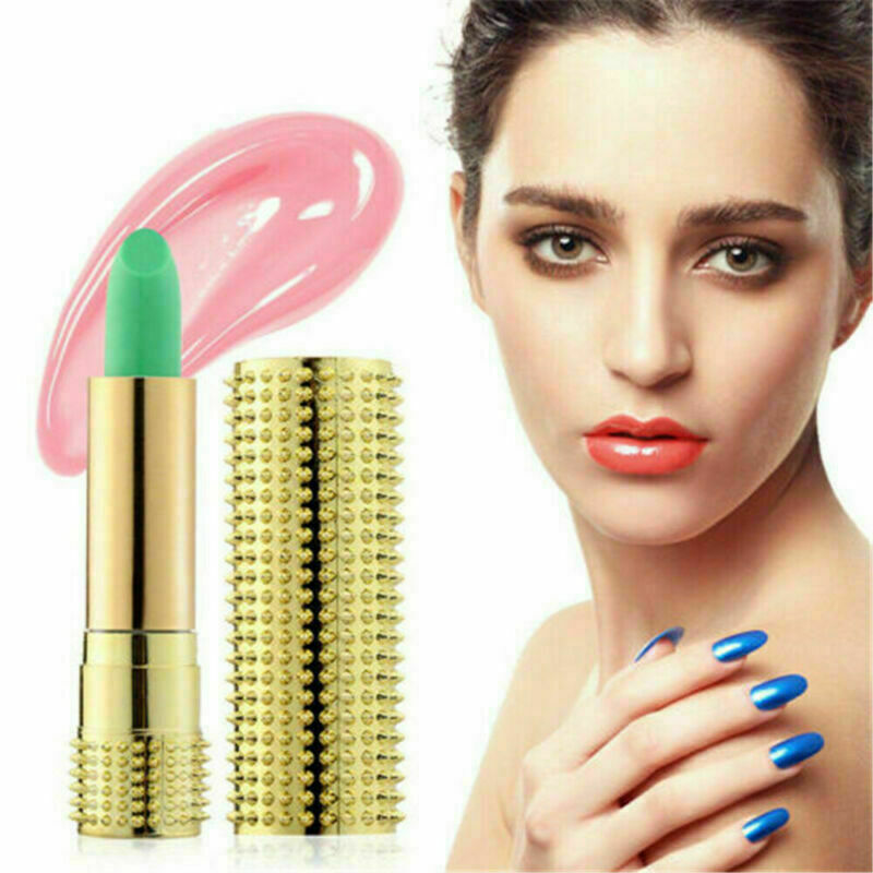 100% Aloe Vera Magic Lip Balm Temperature Color Change Natural Moisture Lipstick