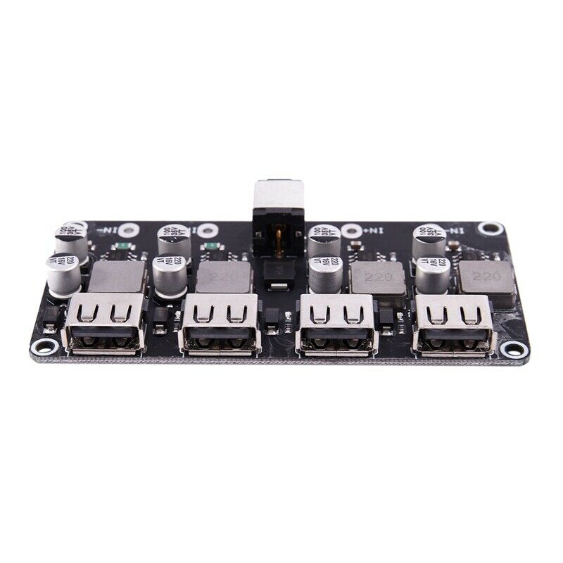 4 Channel Usb Qc3.0 Qc2.0 Dc-Dc Buck Converter Charging  Module 6-32V 9V 12V 2D2