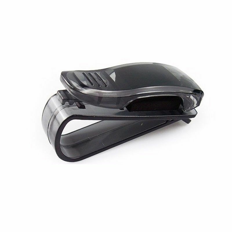 Car Use Glasses Clip On Car Sun Visor Ticket Card Holder Sun Glasses Case 1pc