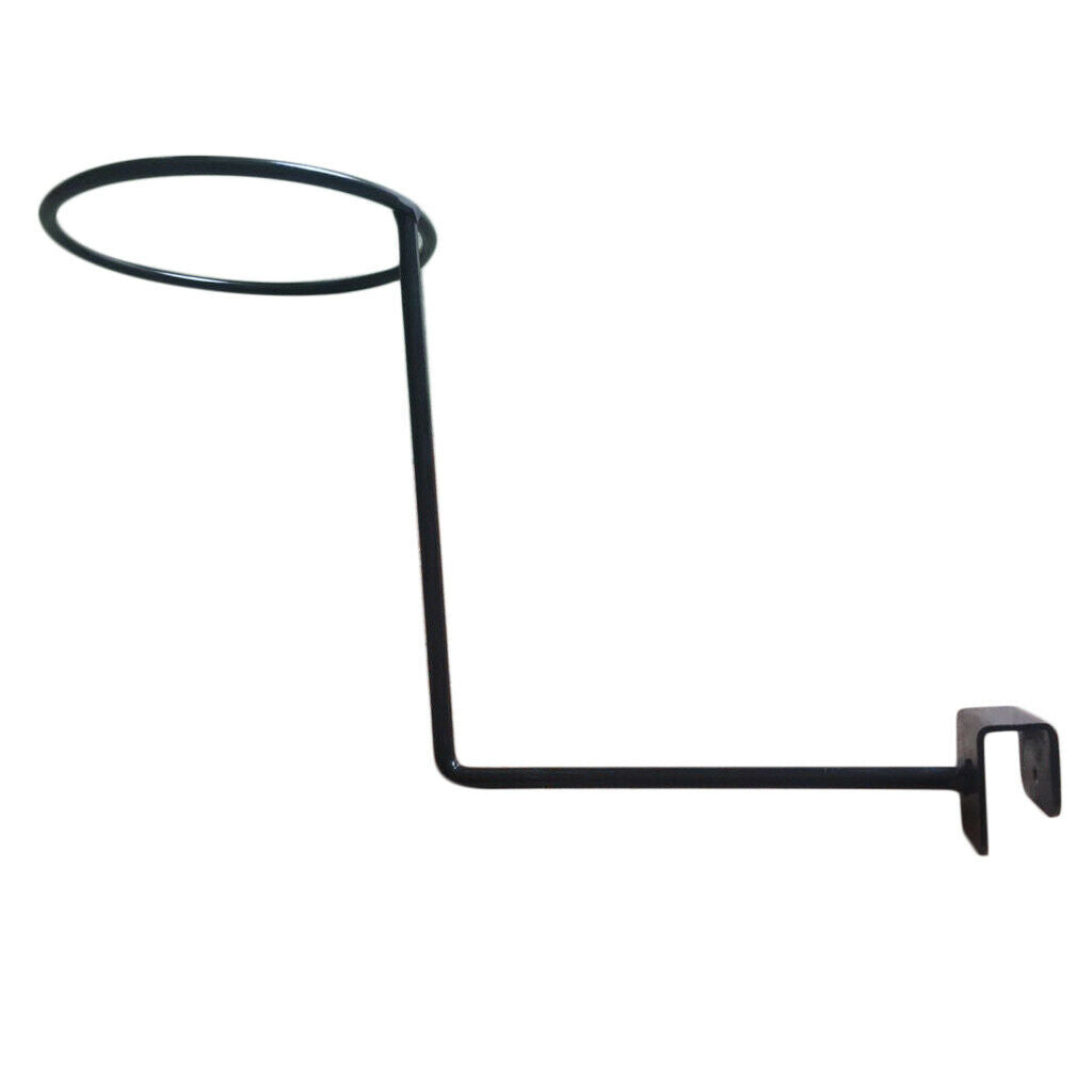 Motorcycle Helmet Holder Jacket Hat Wall Hanger Durable Wall Mounted Black