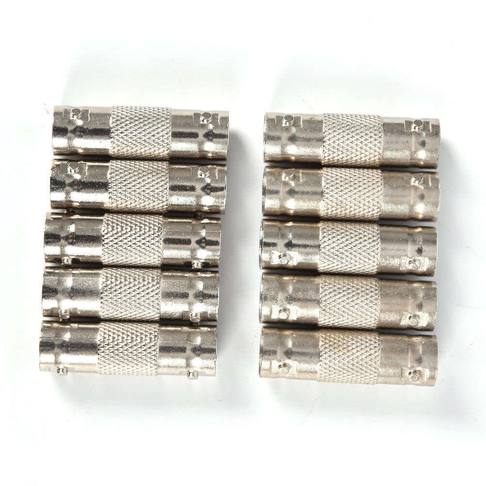 10X BNC Female To BNC Female Connector couplers Adapter For CCTV Video Cam.l8