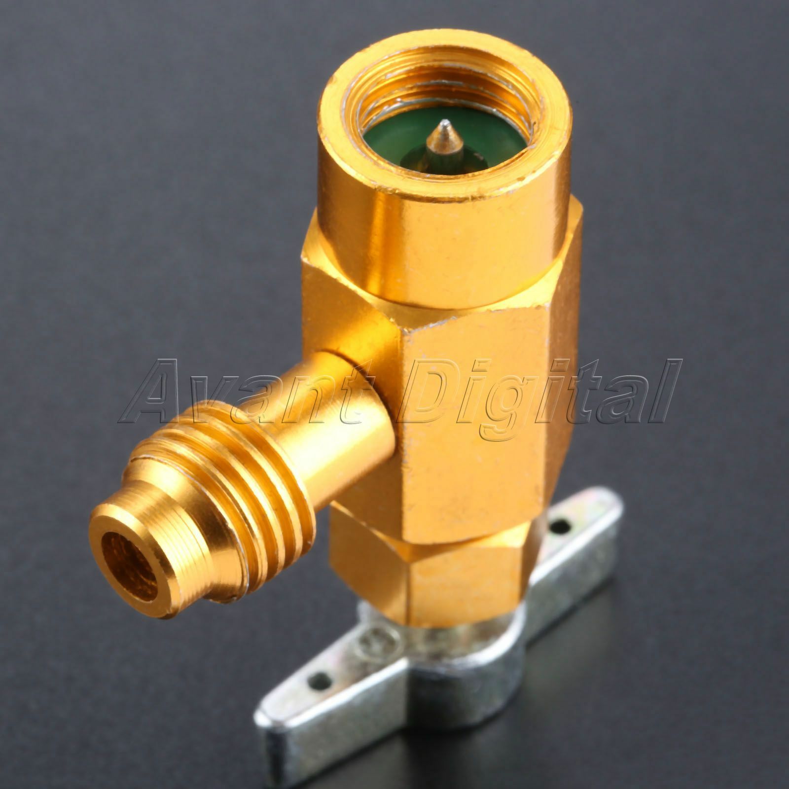 AC Interdynamics R-134a R-134 DV-134 Brass CAN TAP Dispensing Valve 1/2" ACME