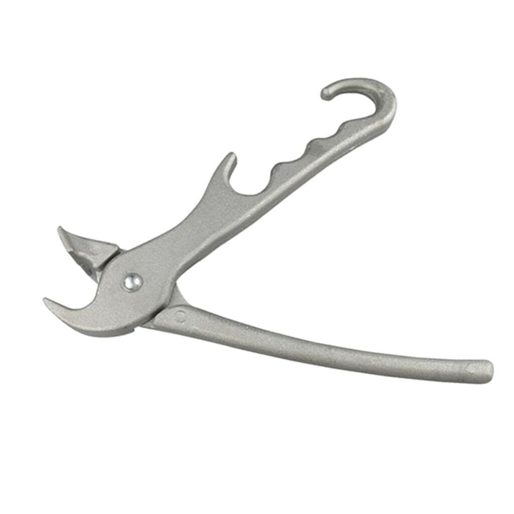 2Pcs Aluminum Anti-hot Pizza Pan Dish Gripper Clip Baking Tray Clamp 20cm