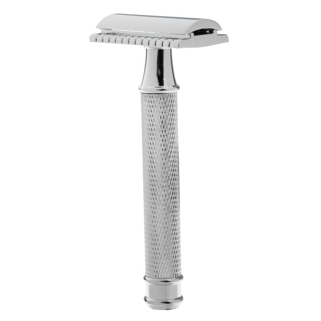Adjustable Double Edge Safety Razor Classic Manual Shaver For Beard Removal