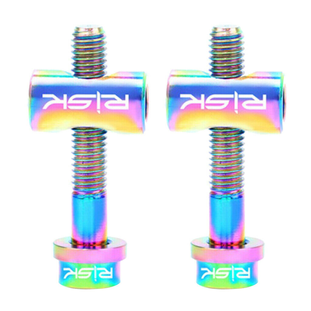 Mountain Bike Seatpost Screw Saddle Pipe Head Fixed Screw Multicolor 30mm
