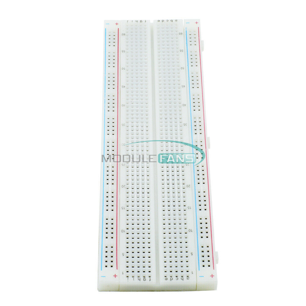 2PCS MB102 Solderless Breadboard 830 Points 2 Buses PCS Bread Board Test Circuit