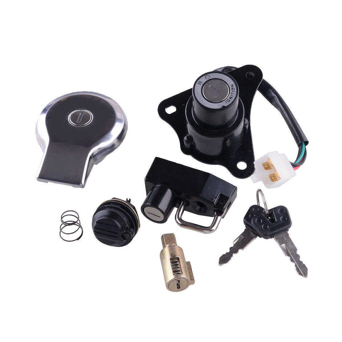 Fuel Gas Cap Ignition Switch Lock Key Set Fit For Yamaha XV250 250 1988-2011 New