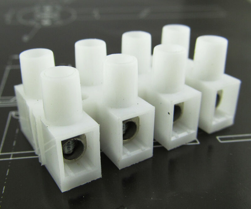 100 pcs Wire 4 Position Barrier Terminal Strip Block 450V 30A 22-10 AWG