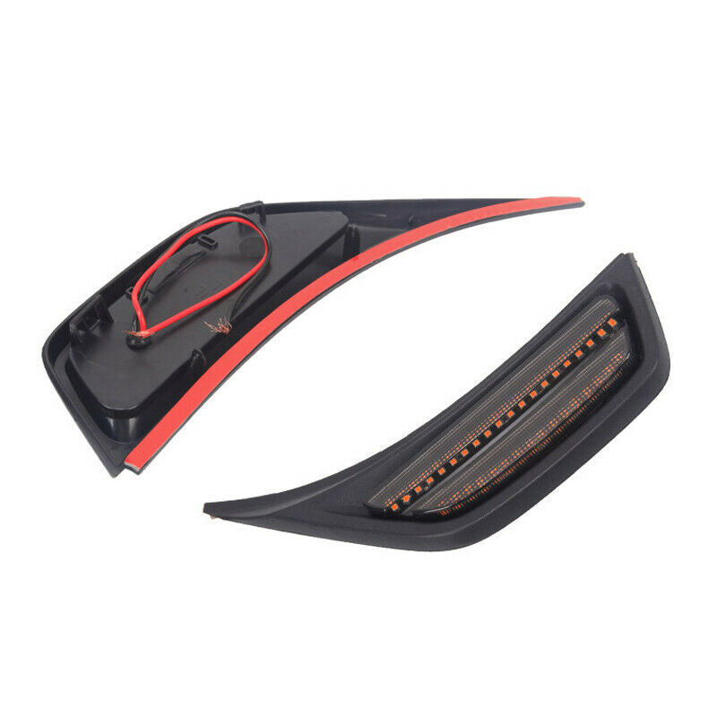 Car Front Leaf Side Wheel Eyebrow Turn Signal Light for Jeep Wrangler JL 2018-up