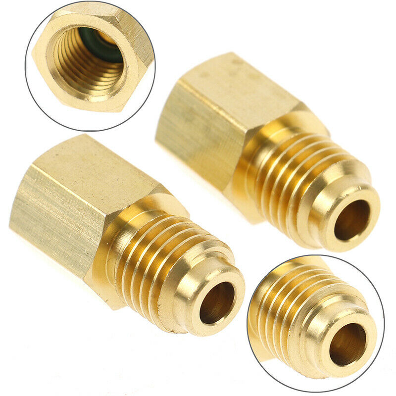 R12 To R134a Adapter Kit 1/4 Female 1/2 Male Air Conditioner Adapter Va JYDFAU