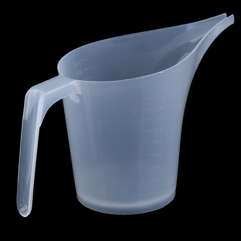 Tip Mouth Plastic Measuring Jug Cup Graduated Surface Kitchen Bakery ToolBDAU