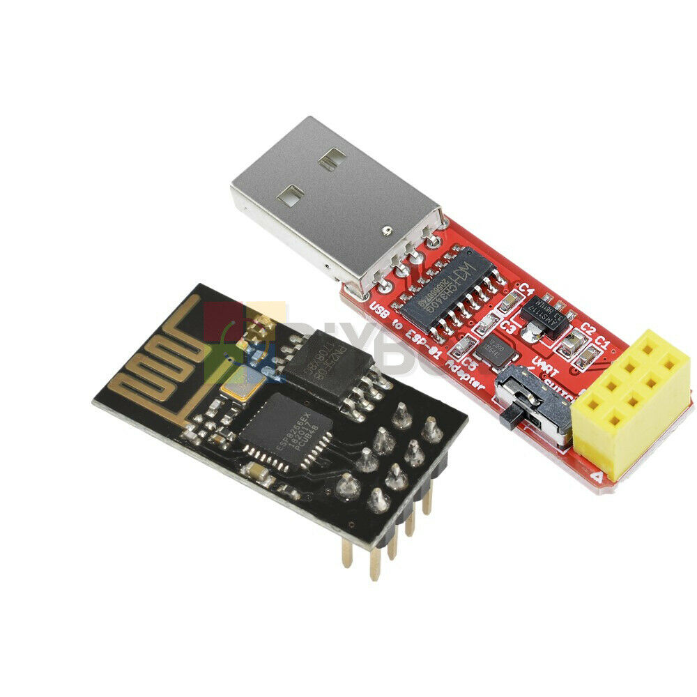 Wireless USB to ESP8266 ESP-01S Serial Wifi Adapter Module TTL W/ CH340G Driver