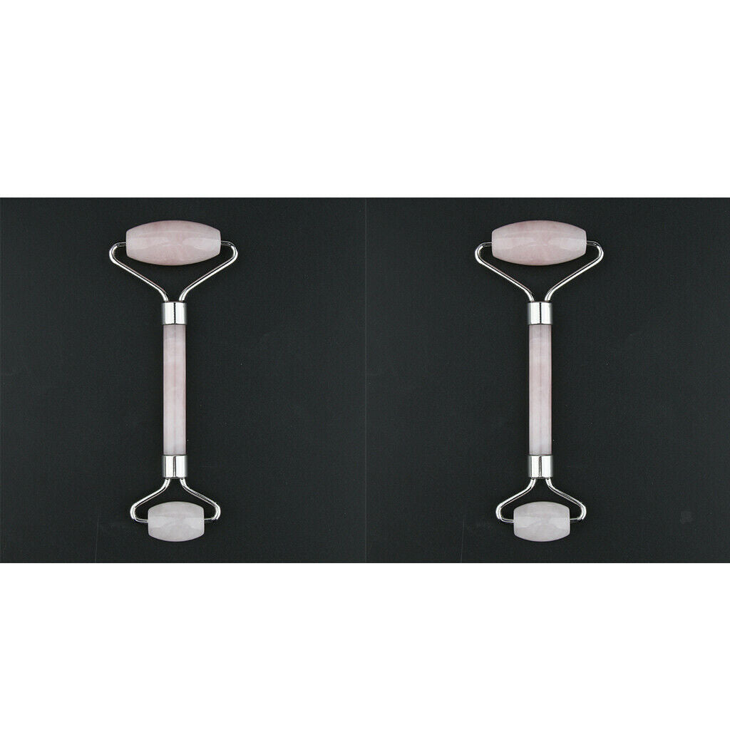 2X, Jade Gua Sha Scraping Massage Roller - Premium Hand Made Jade Guasha Board -
