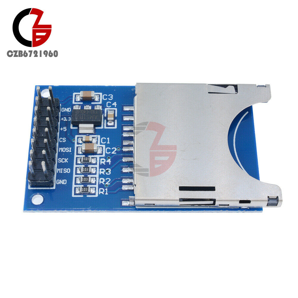 10PCS SD Card Module Slot Socket Reader SPI ARM/MCU For Arduino Peripheral MP3