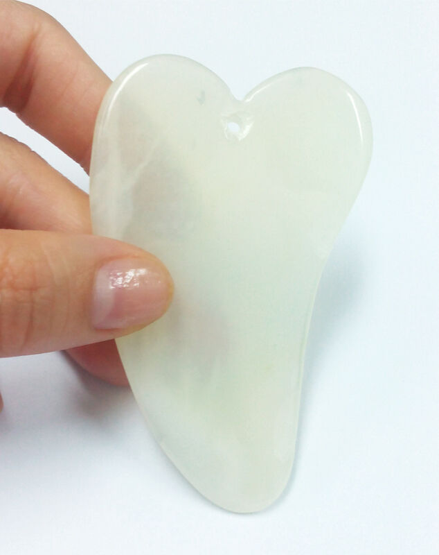 Guasha Facial Treatment Body Massage Scrape Chinese Natural JadeScraping T.l8