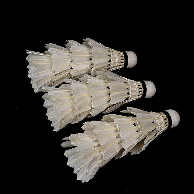 12Pcs/Lot Badminton Duck Feathers Badminton Ball Shuttlecock Sports AccessorBDA