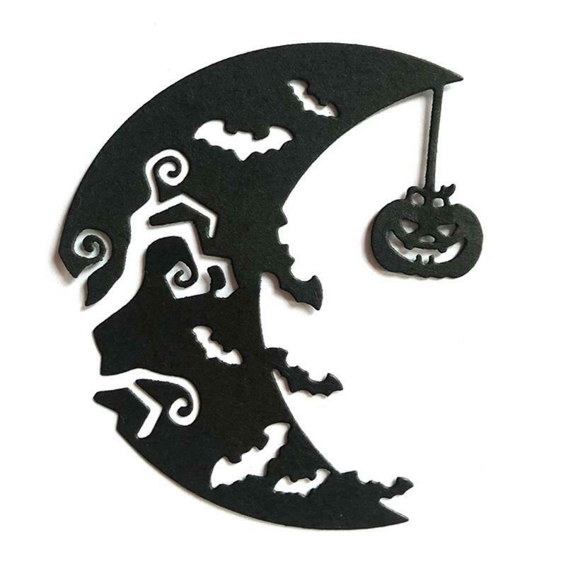 Halloween Pumpkin Moon Metal Cutting Dies Stencil DIY Scrapbooking Album Paper