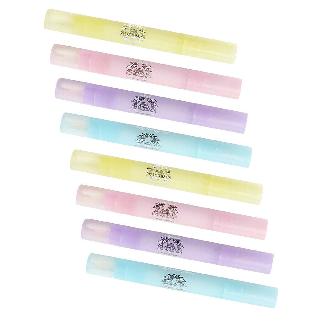 2x Salon Polish Remover Nail Art Pen Varnish Corrector W/ 6 Replacement Tips