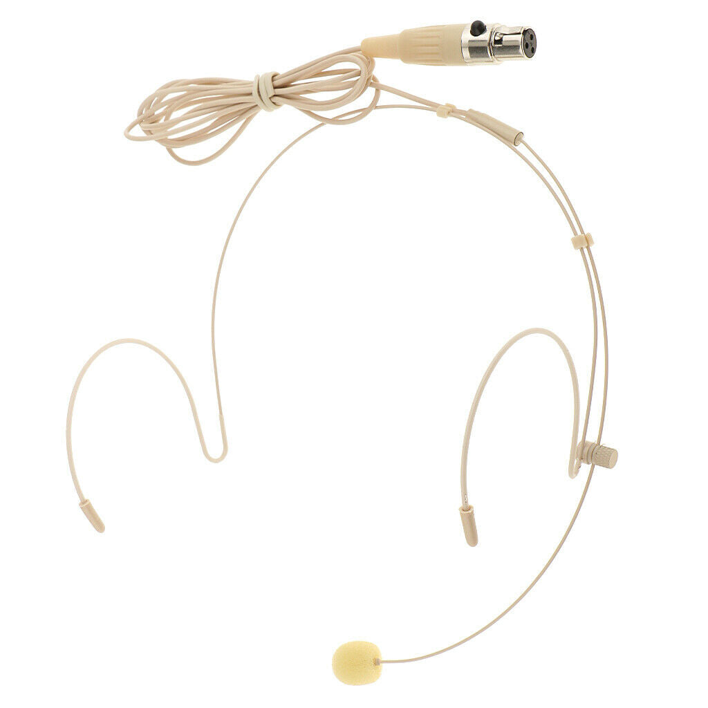 Foldable Ear Hook Headset Microphone Skin Color Musical Instruments 3Pin