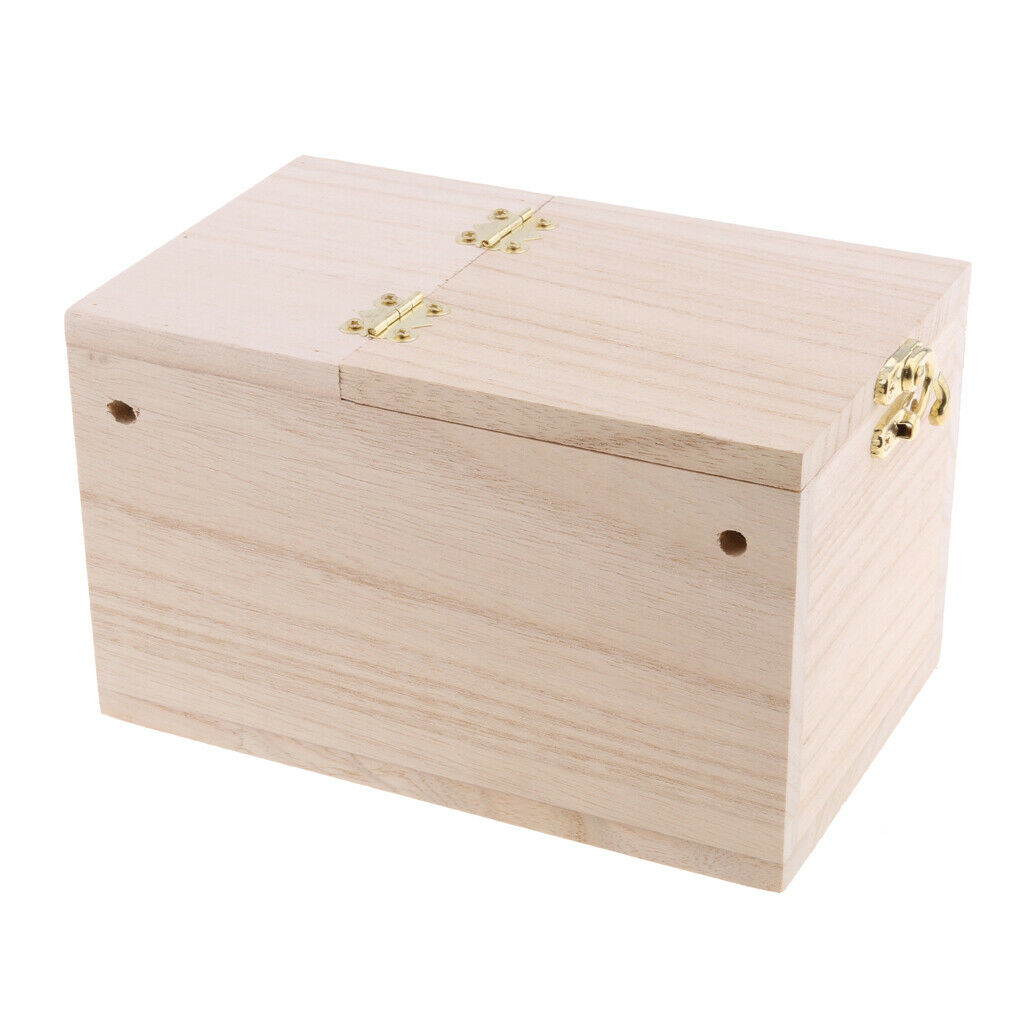 2 Pieces Breeding Wood Nest Box Nesting Roost Bird Canary Finch Budgie M & XL