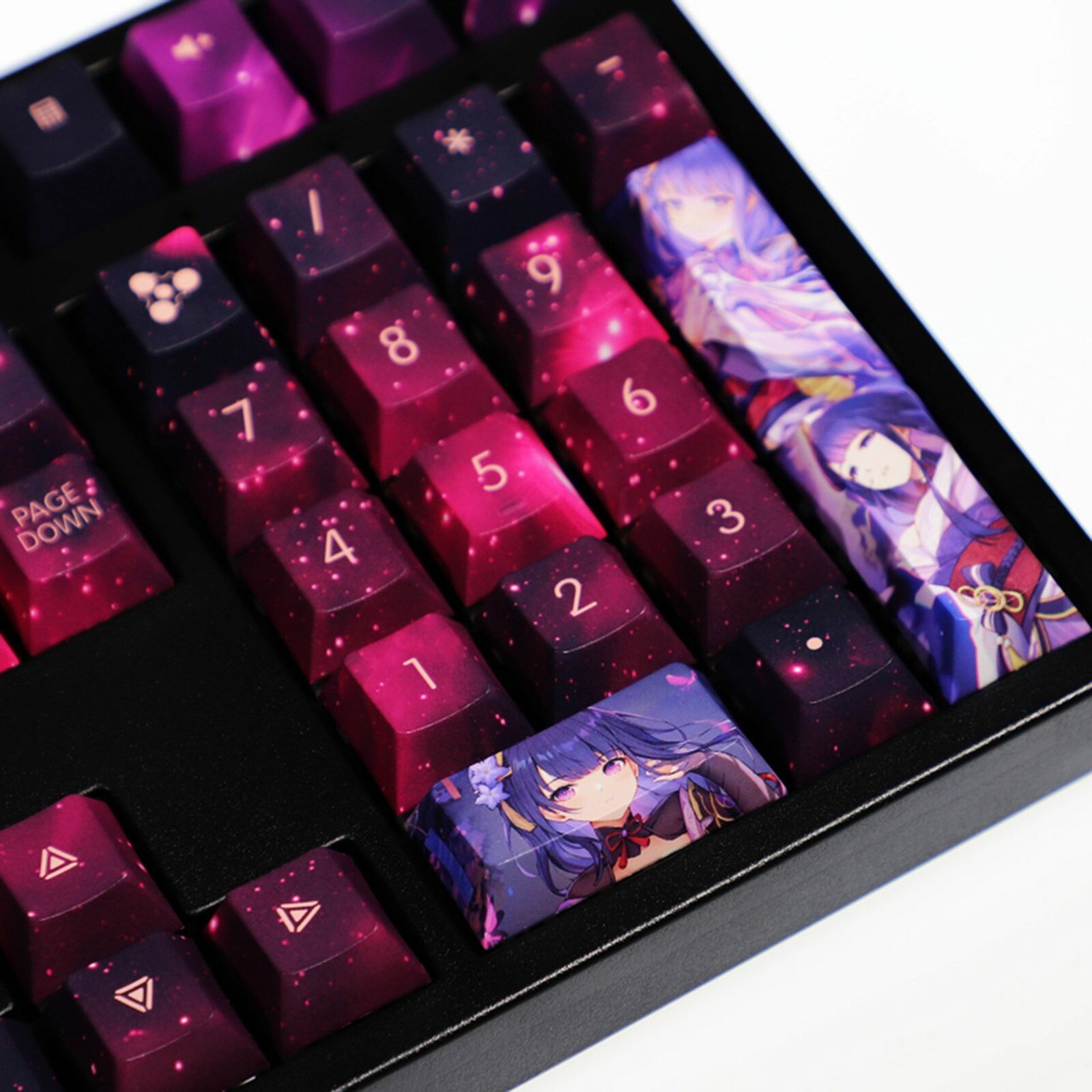 Games Genshin Impact Beelzebul 108 PBT Keycap Set f/Mechanical Keyboard Stock
